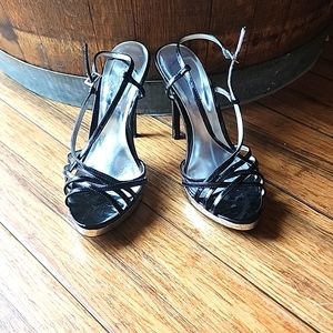 Anne Michelle Black High Heels Size 7 1/2